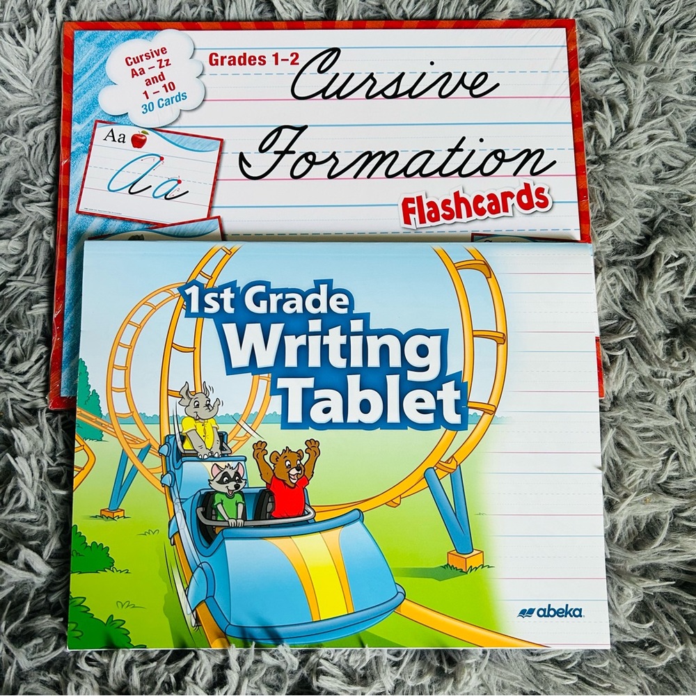 Abeka's cursive formation and writing tablet